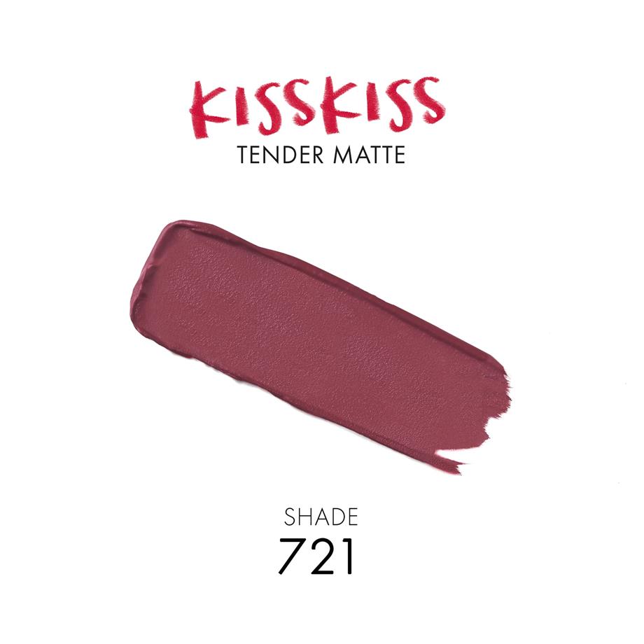 GuerlainKiss Kiss Lips Tender Matte 721 Dear Rose