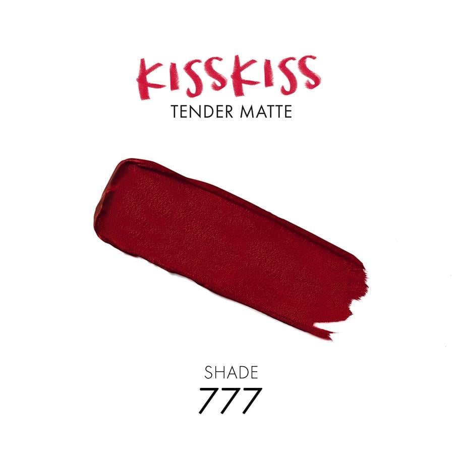 GuerlainKiss Kiss Lips Tender Matte  777 Eternal Red
