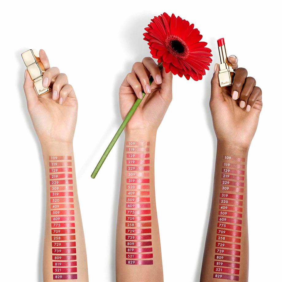 GuerlainKiss Kiss Shine Bloom Lipstick 739 Cherry Kiss