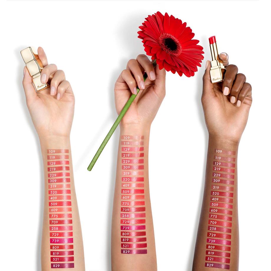 GuerlainKiss Kiss Shine Bloom Lipstick 609 Spring Rose
