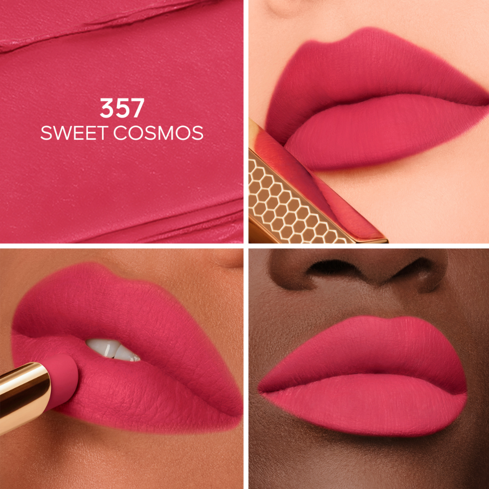 GuerlainKissKiss Blur Matte Lips 357 Sweet Cosmos