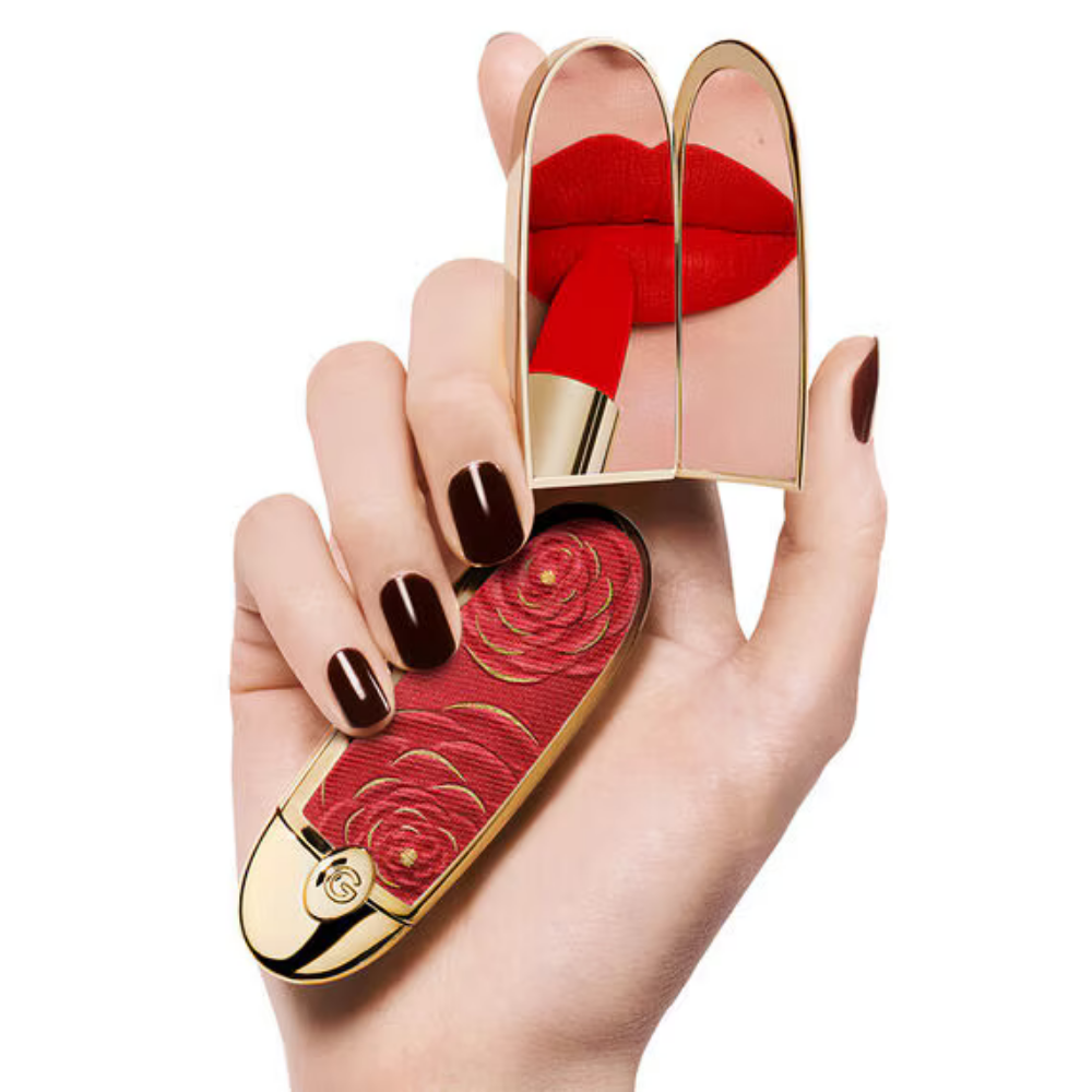 GuerlainRouge G Lips Case Red Rose