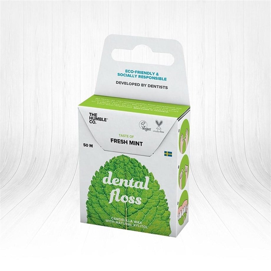 Humble BrushDental Floss 50 M / Fresh Mınt- Organik Diş İpi -N