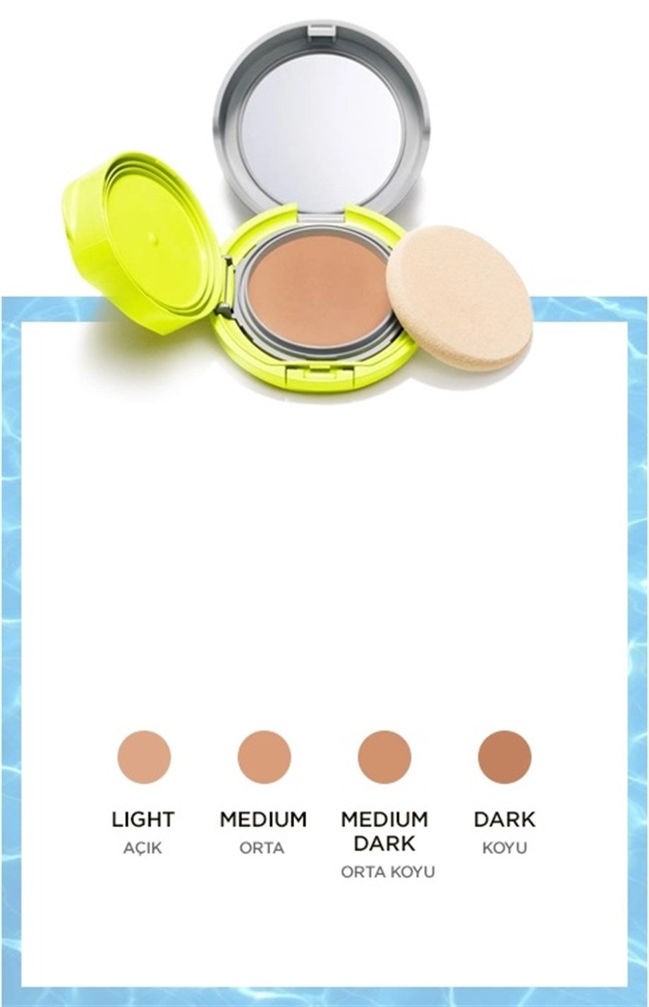 ShiseidoSports Bb Compact Spf50+Wet Force Quick Dry Medium
