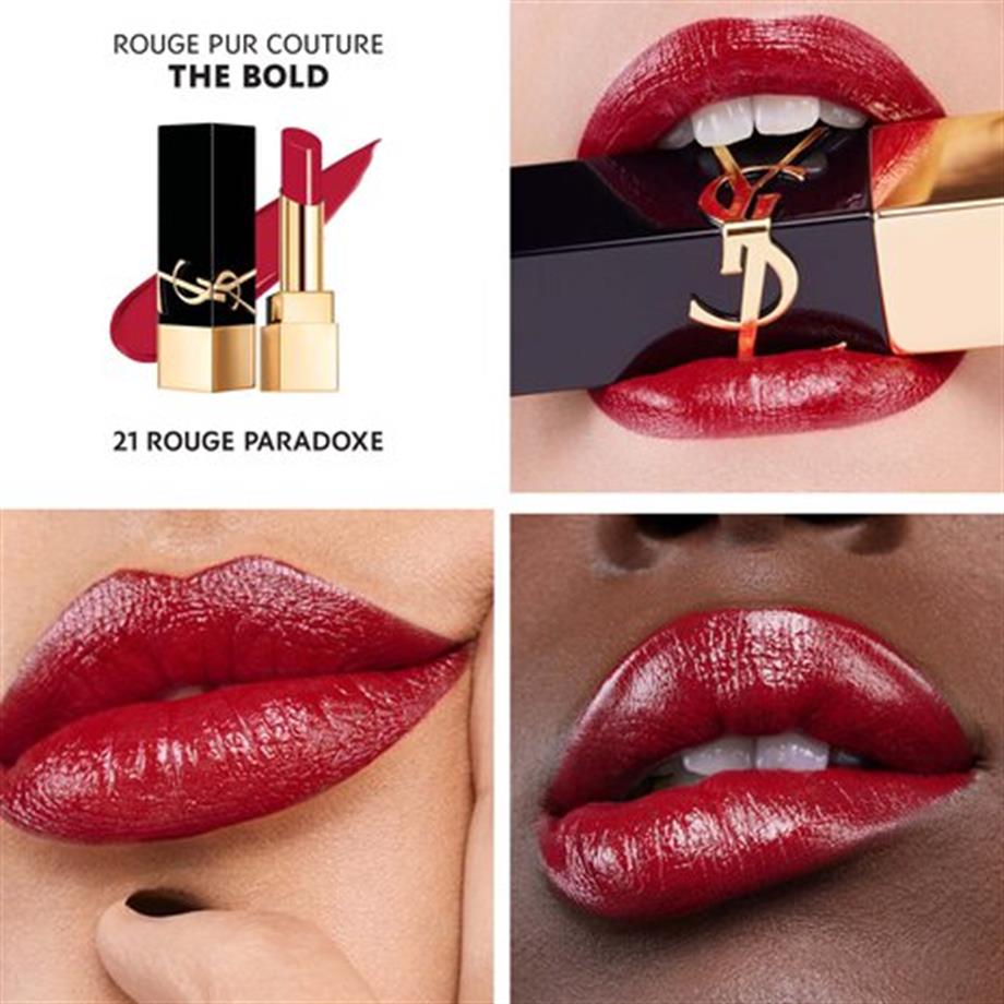 Slim Ysl 21 Rouge Paradox Yves Saint Satin Lipstick Rouge Paradox