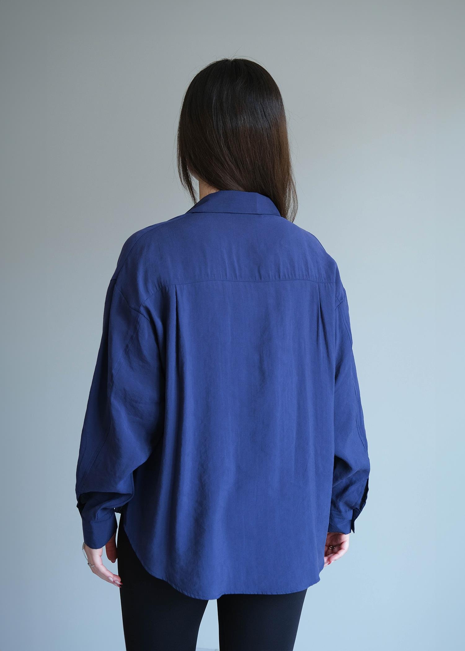 Basic Gömlek Lacivert