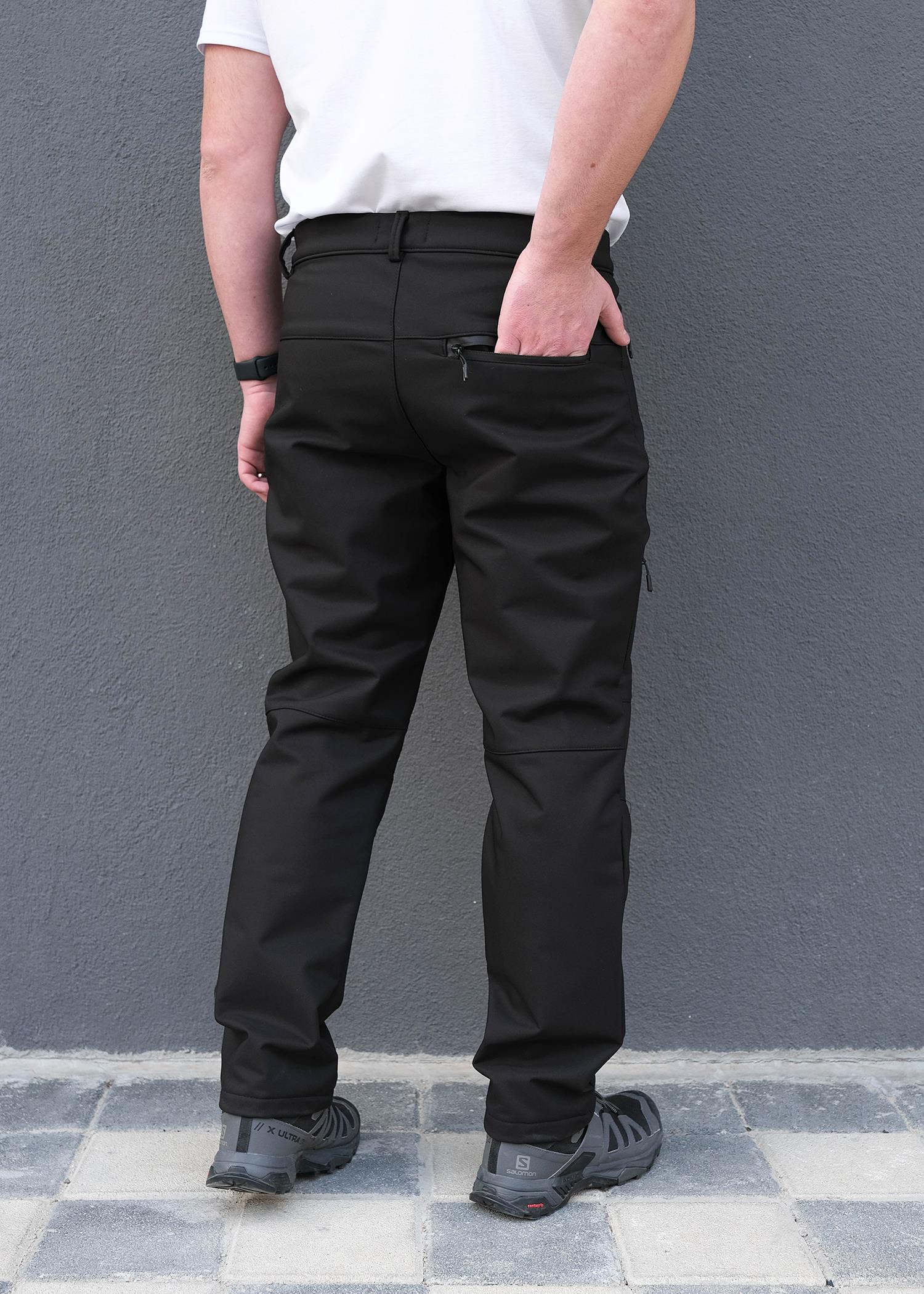 Erkek İçi Polarlı Outdoor Pantolon 3011GA25K Siyah