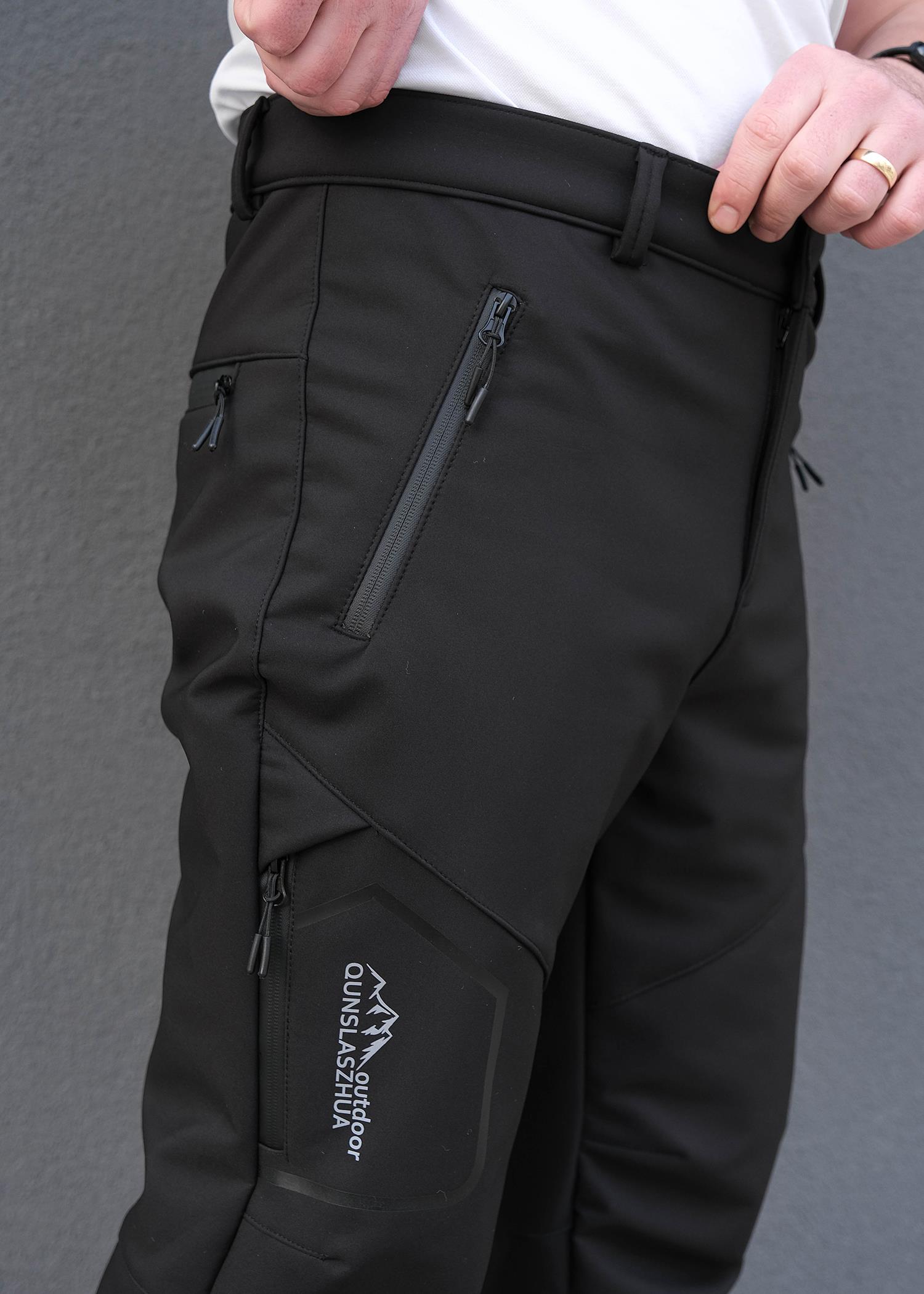 Erkek İçi Polarlı Outdoor Pantolon 3011GA25K Siyah