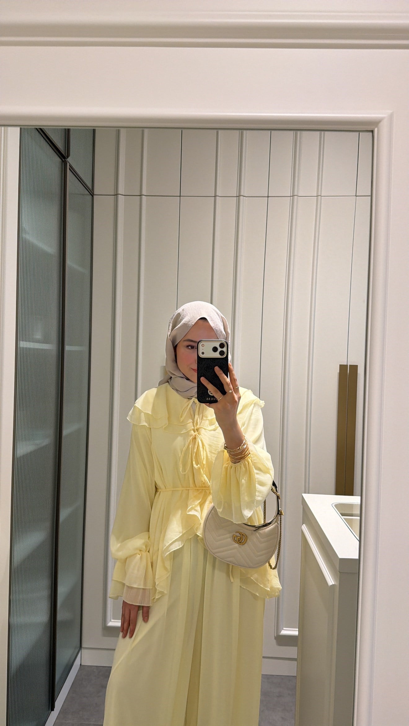  Şifon Pantolonlu Takım Butter Yellow