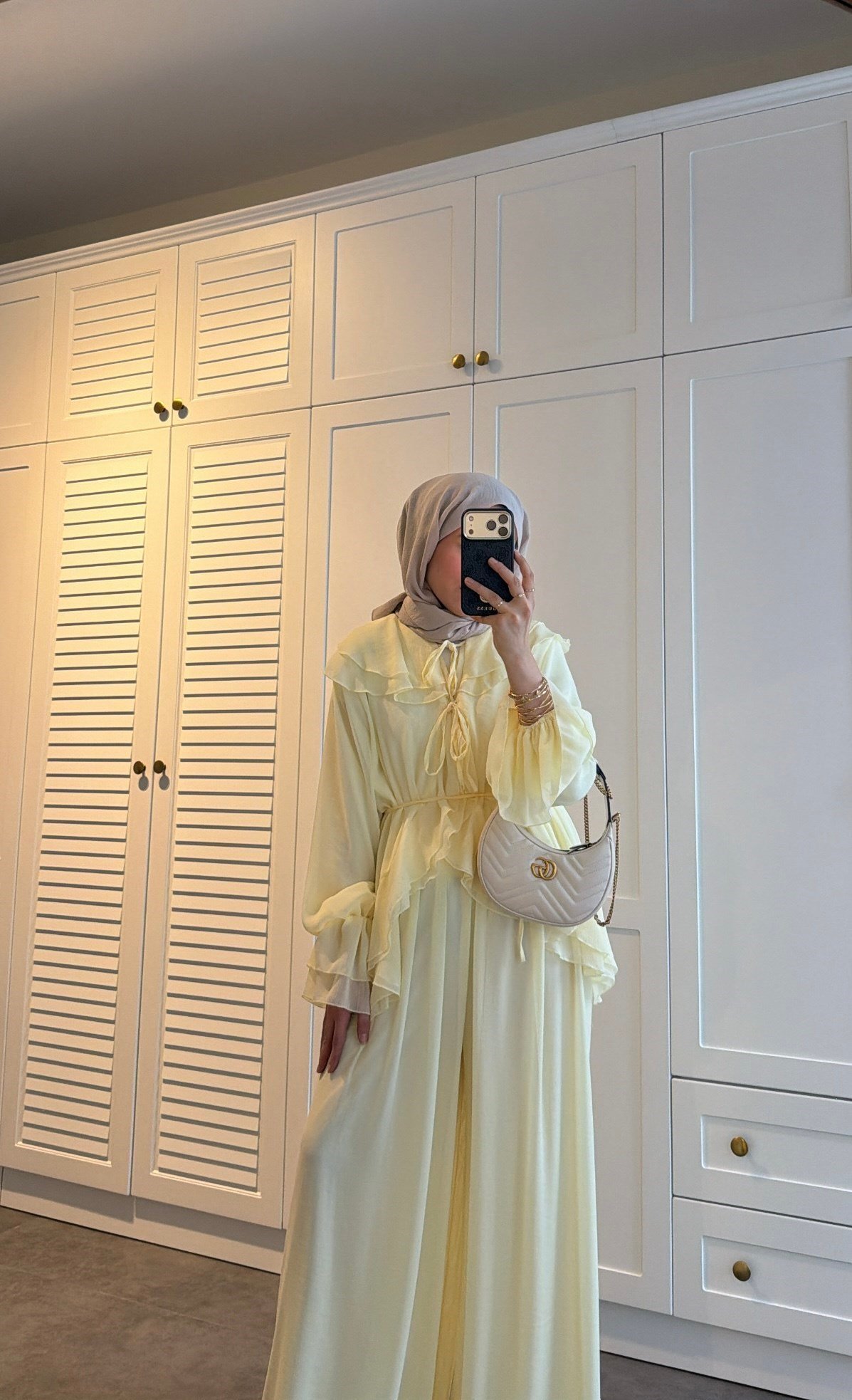  Şifon Pantolonlu Takım Butter Yellow