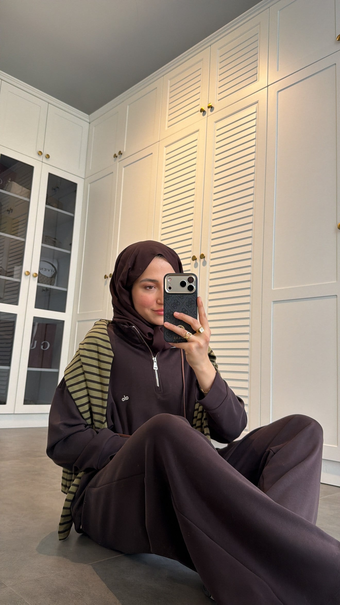 Alo Sweat Takım Kahve