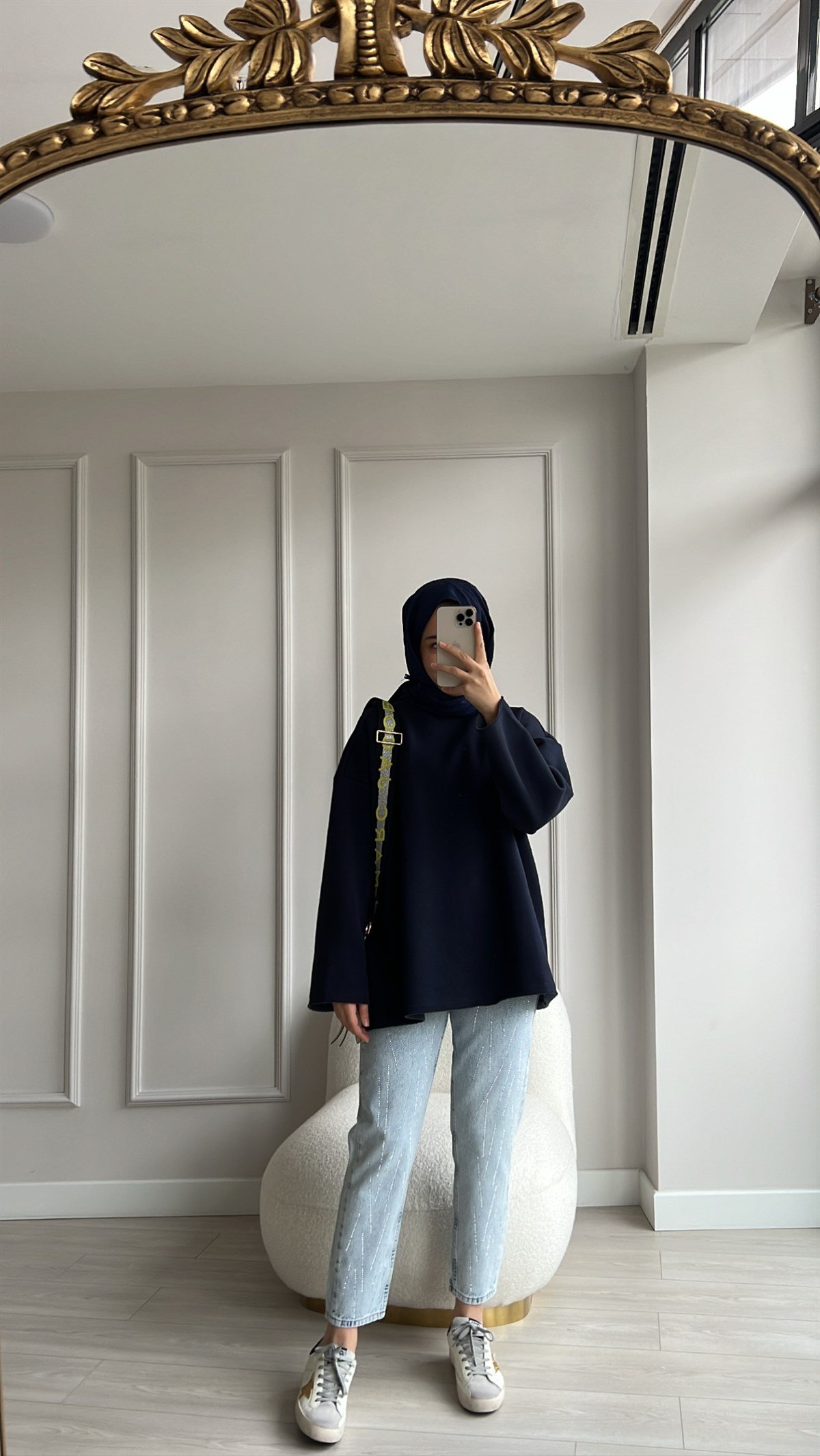 Basic Bisiklet Yaka Sweatshirt - Laci