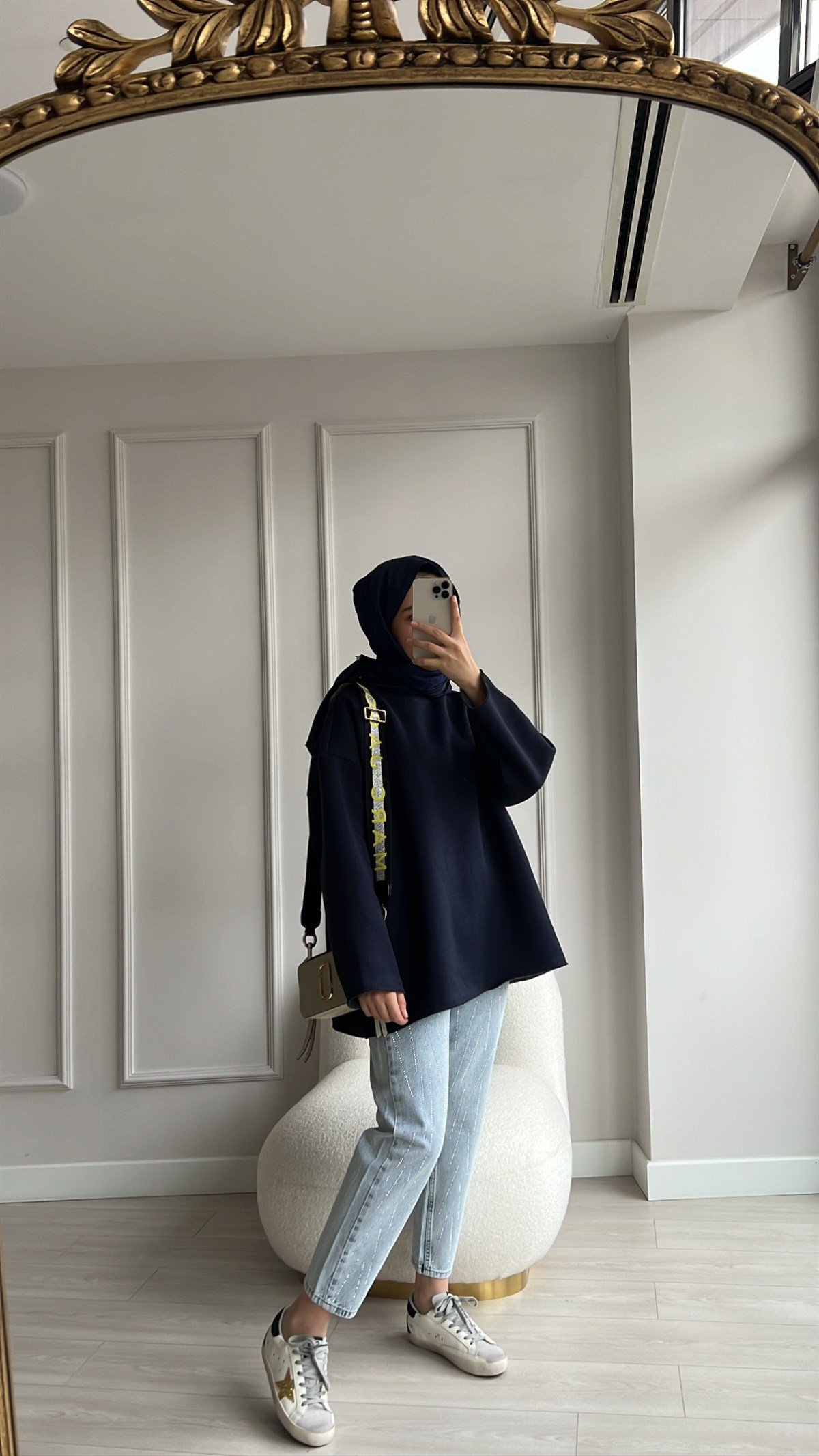 Basic Bisiklet Yaka Sweatshirt - Laci