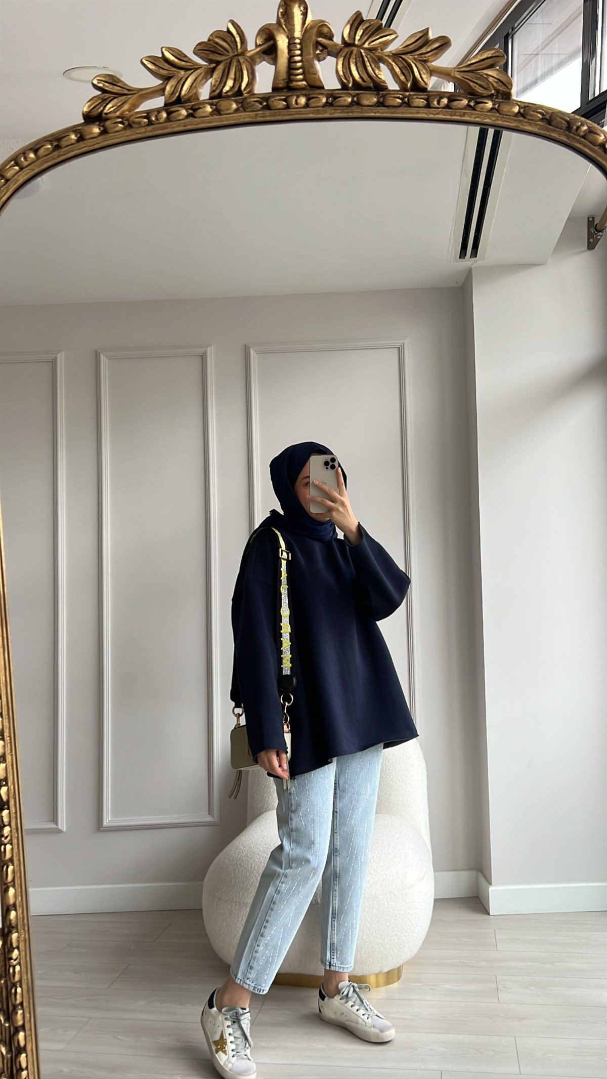 Basic Bisiklet Yaka Sweatshirt - Laci