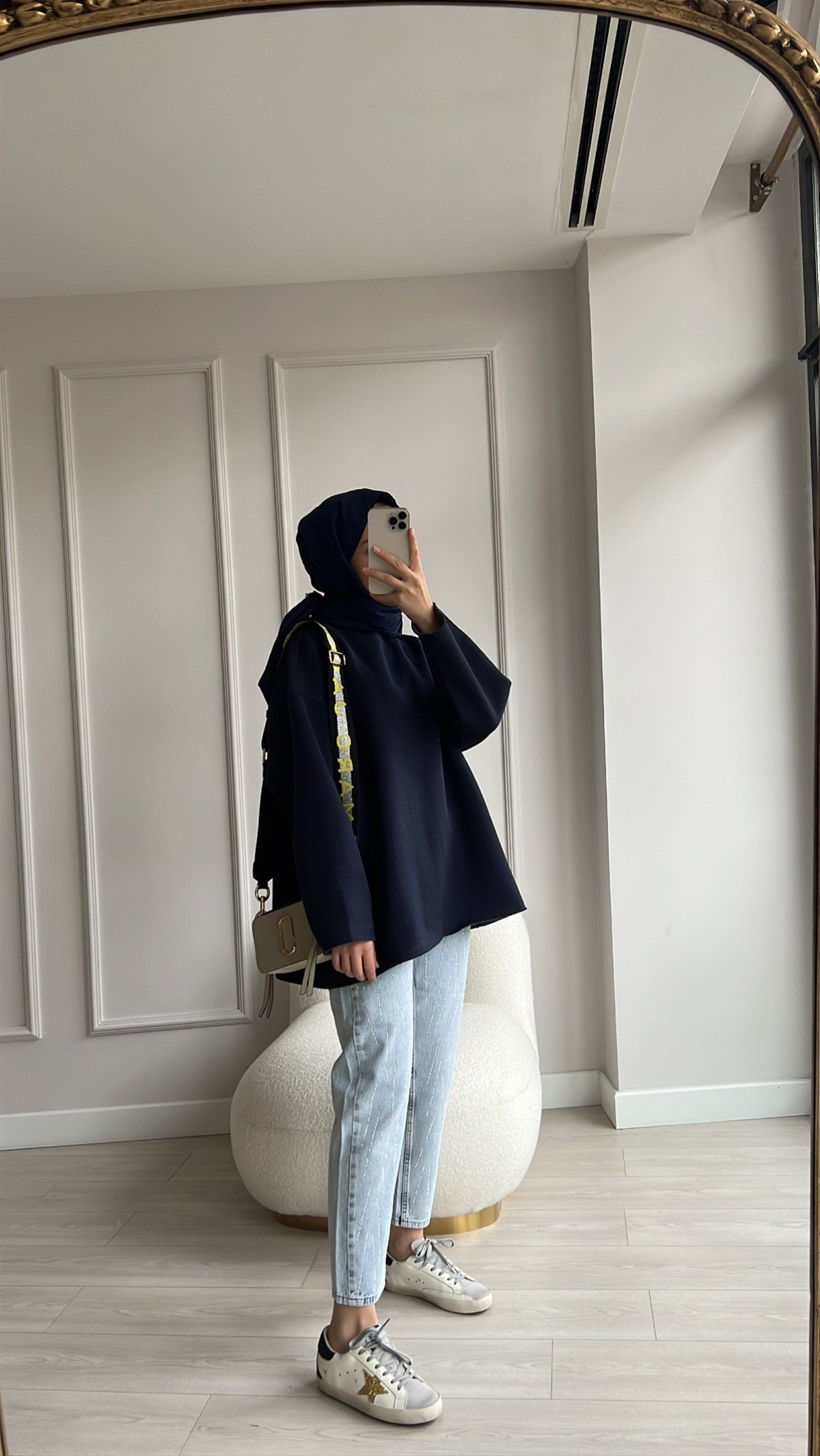 Basic Bisiklet Yaka Sweatshirt - Laci