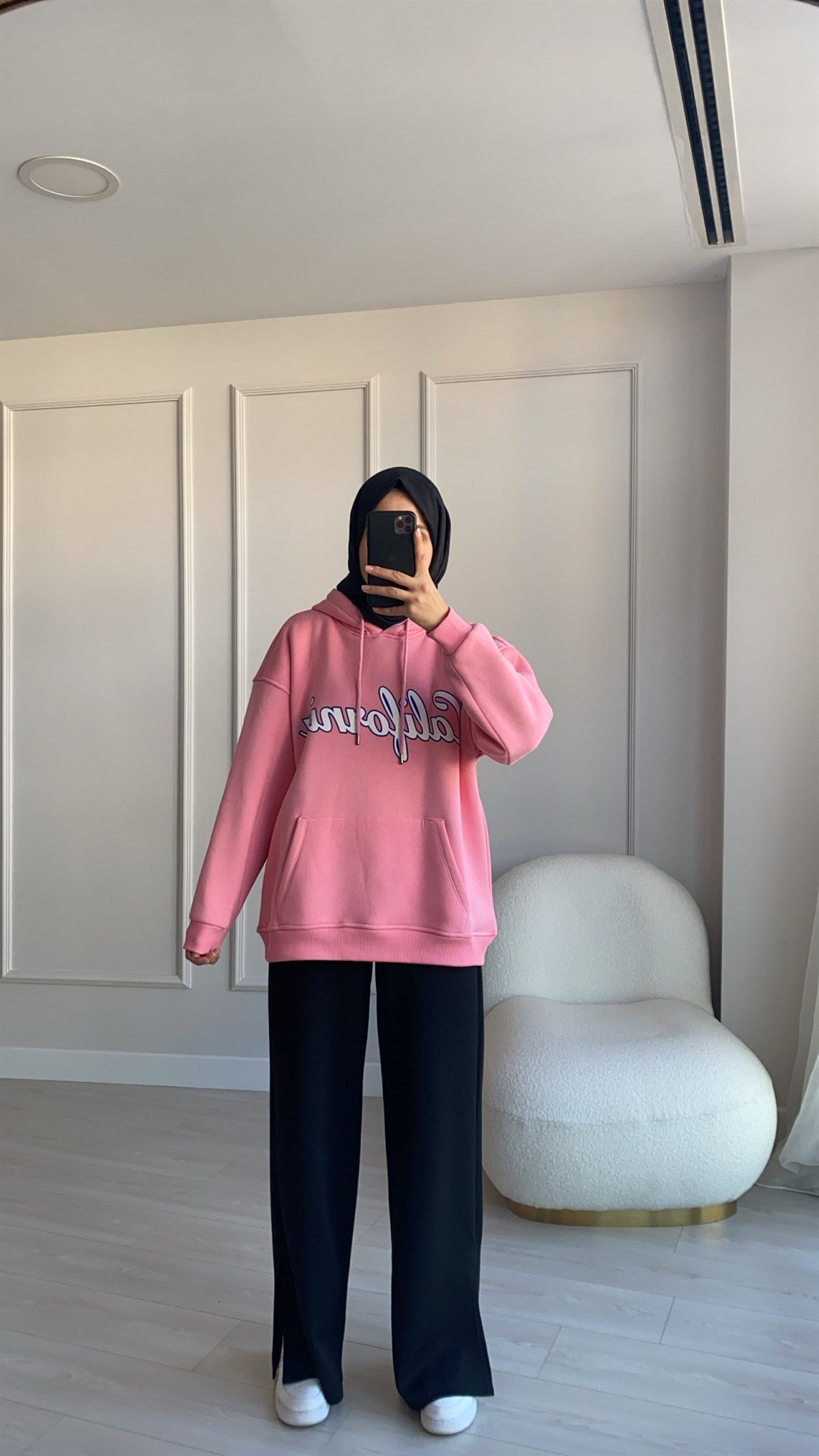 Baskılı Oversize Sweat