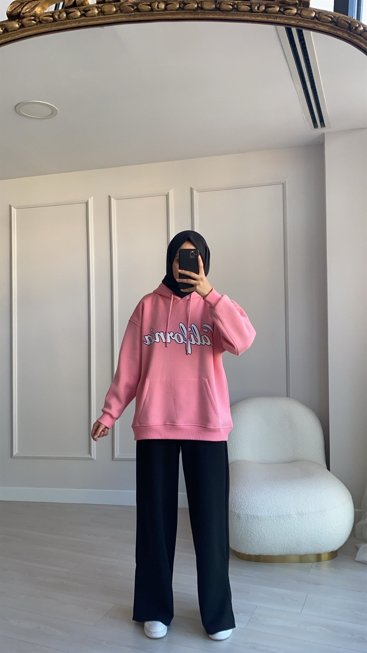 Baskılı Oversize Sweat
