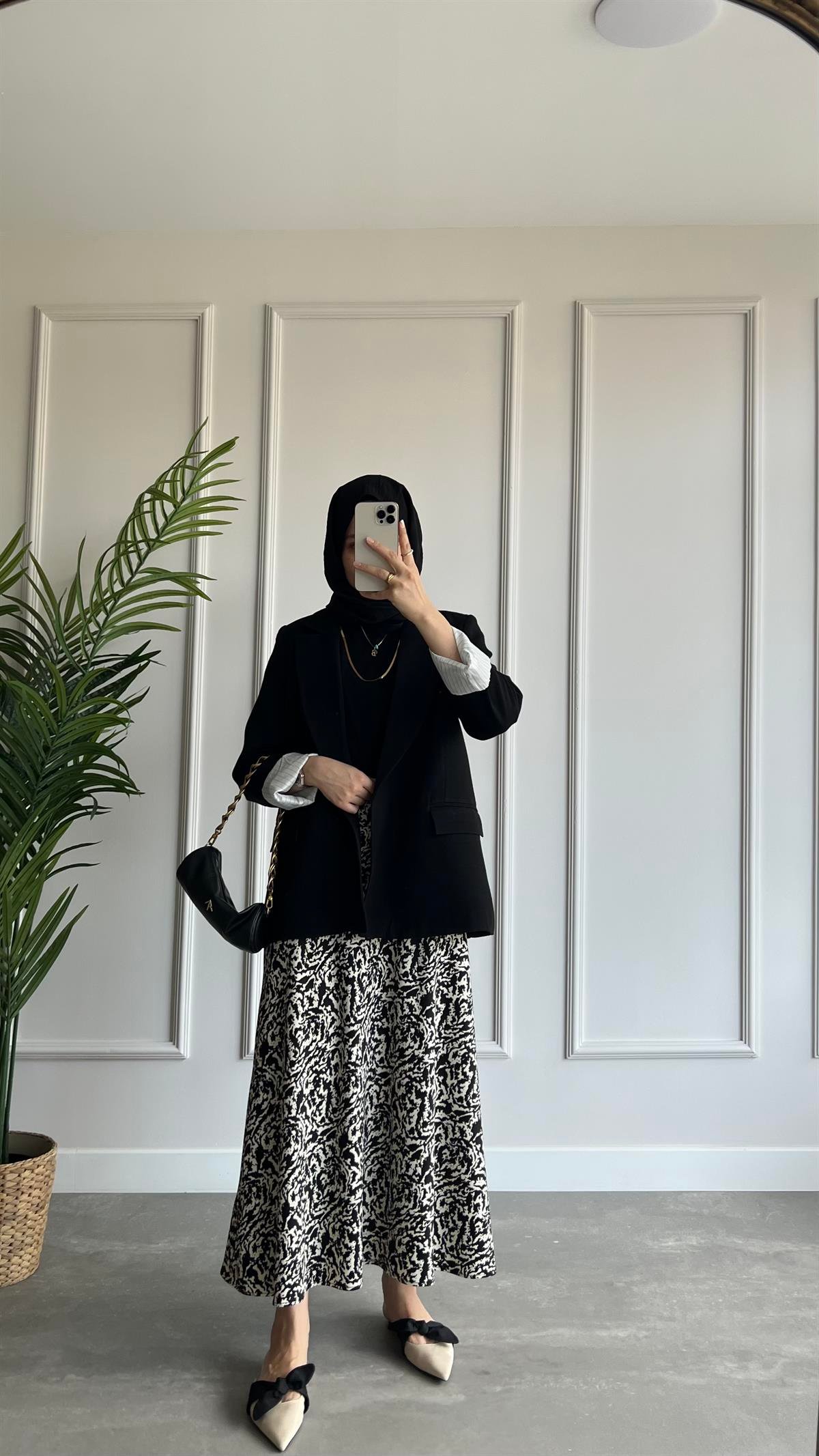 Blazer Keten Ceket