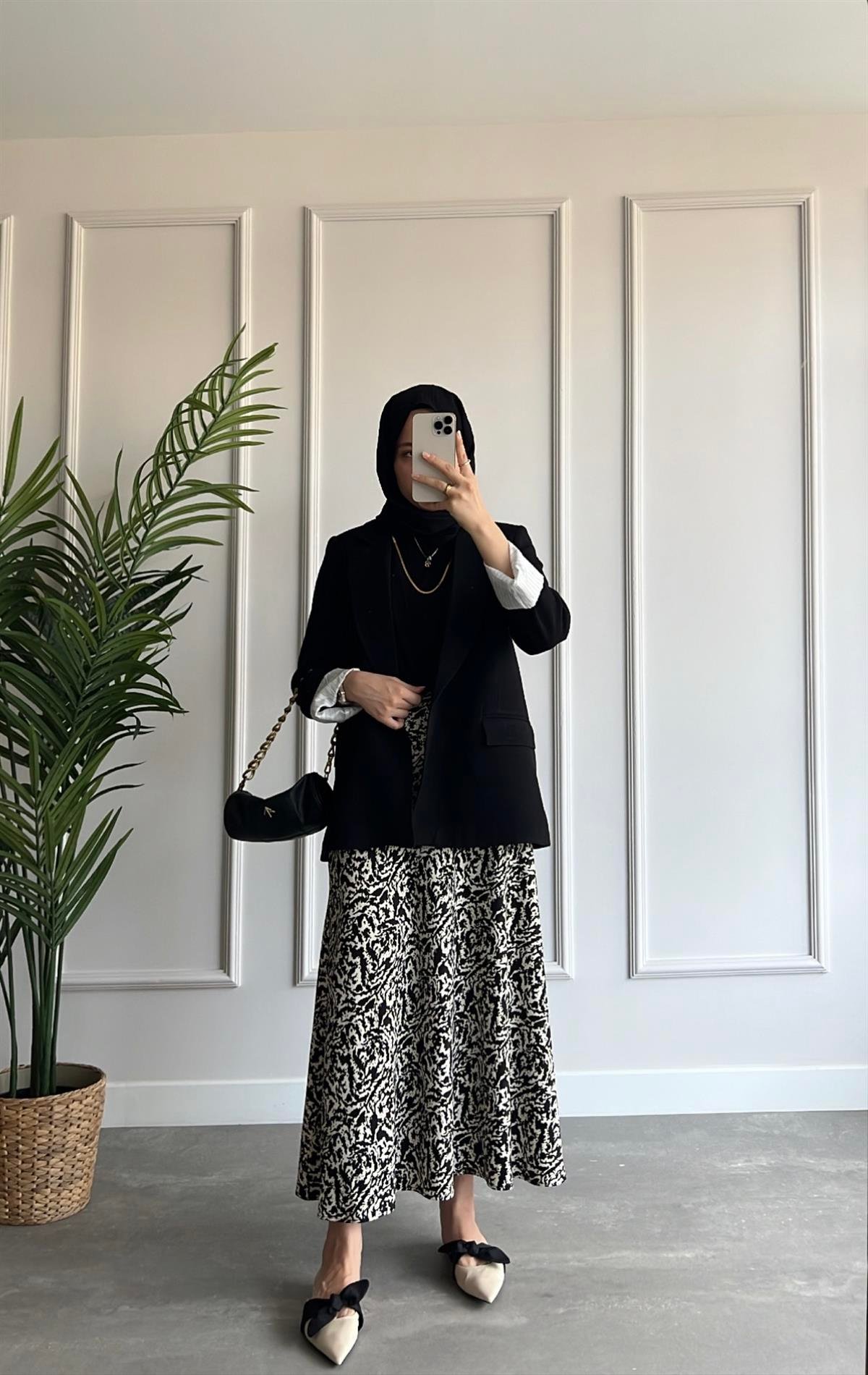 Blazer Keten Ceket