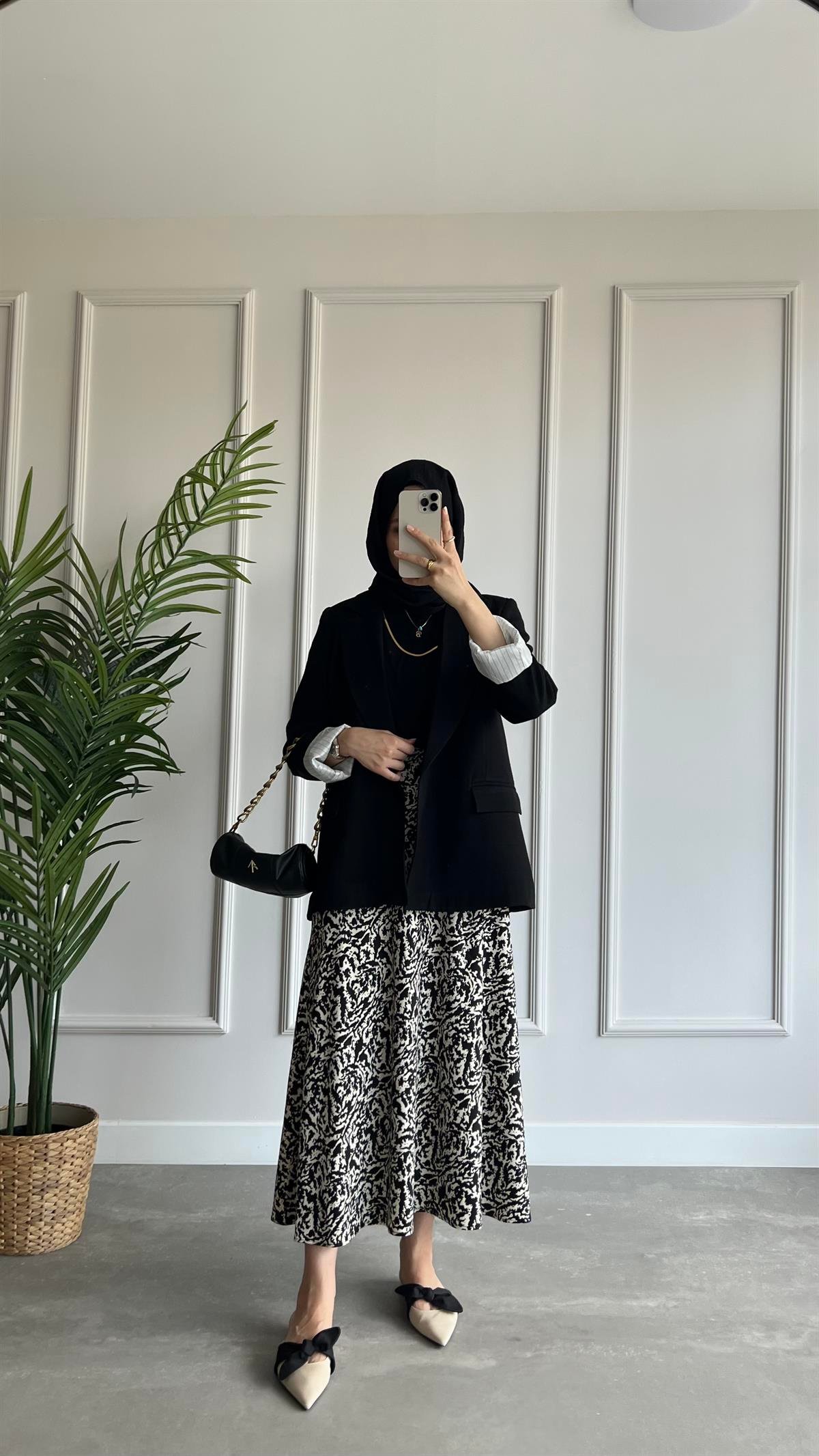 Blazer Keten Ceket