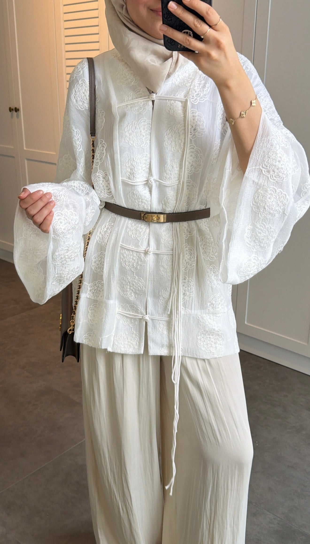 Brode Premium Kimono Beyaz