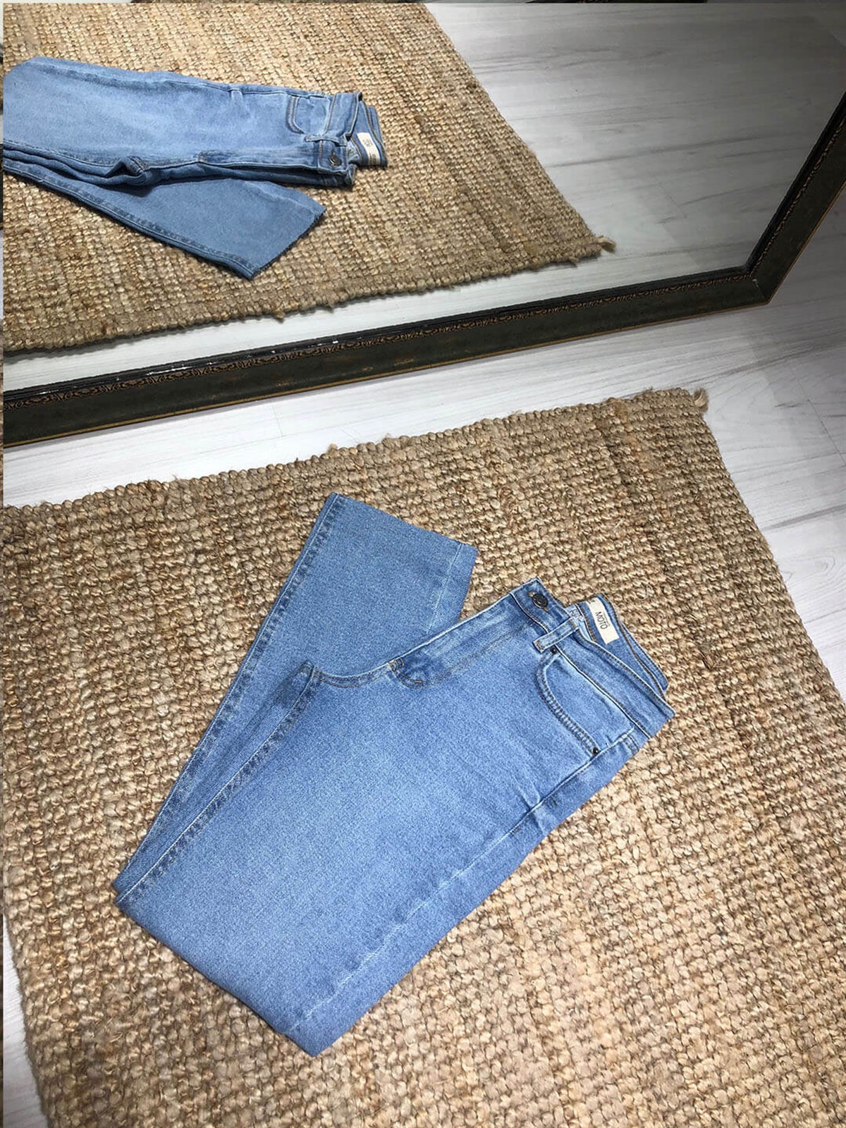 Buz Mavisi Mom Fit