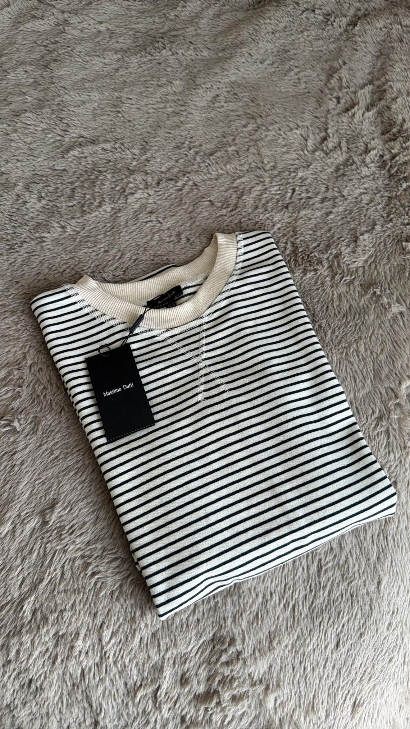 Çizgili Massimo Basic Sweat 