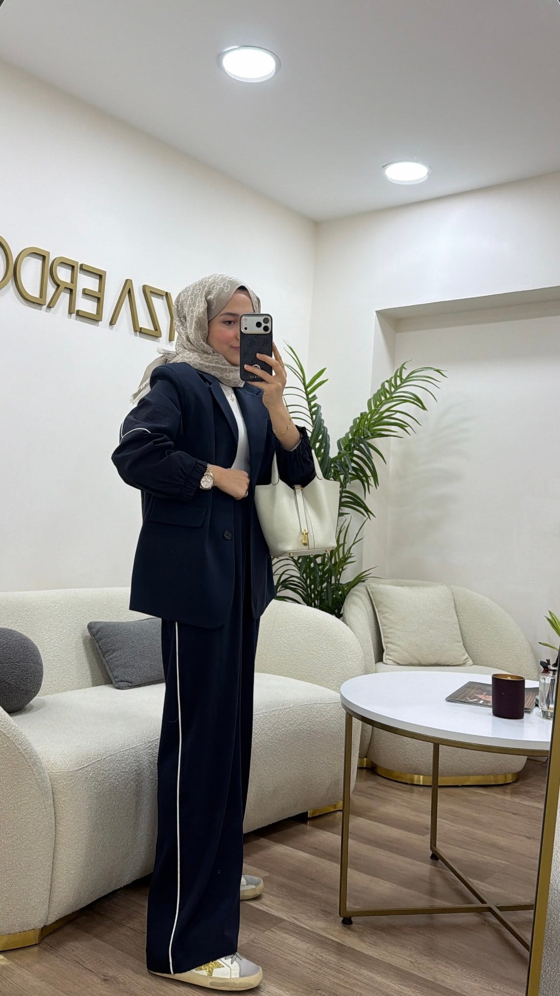 Çizgili Paraşüt Detay Takım Lacivert 