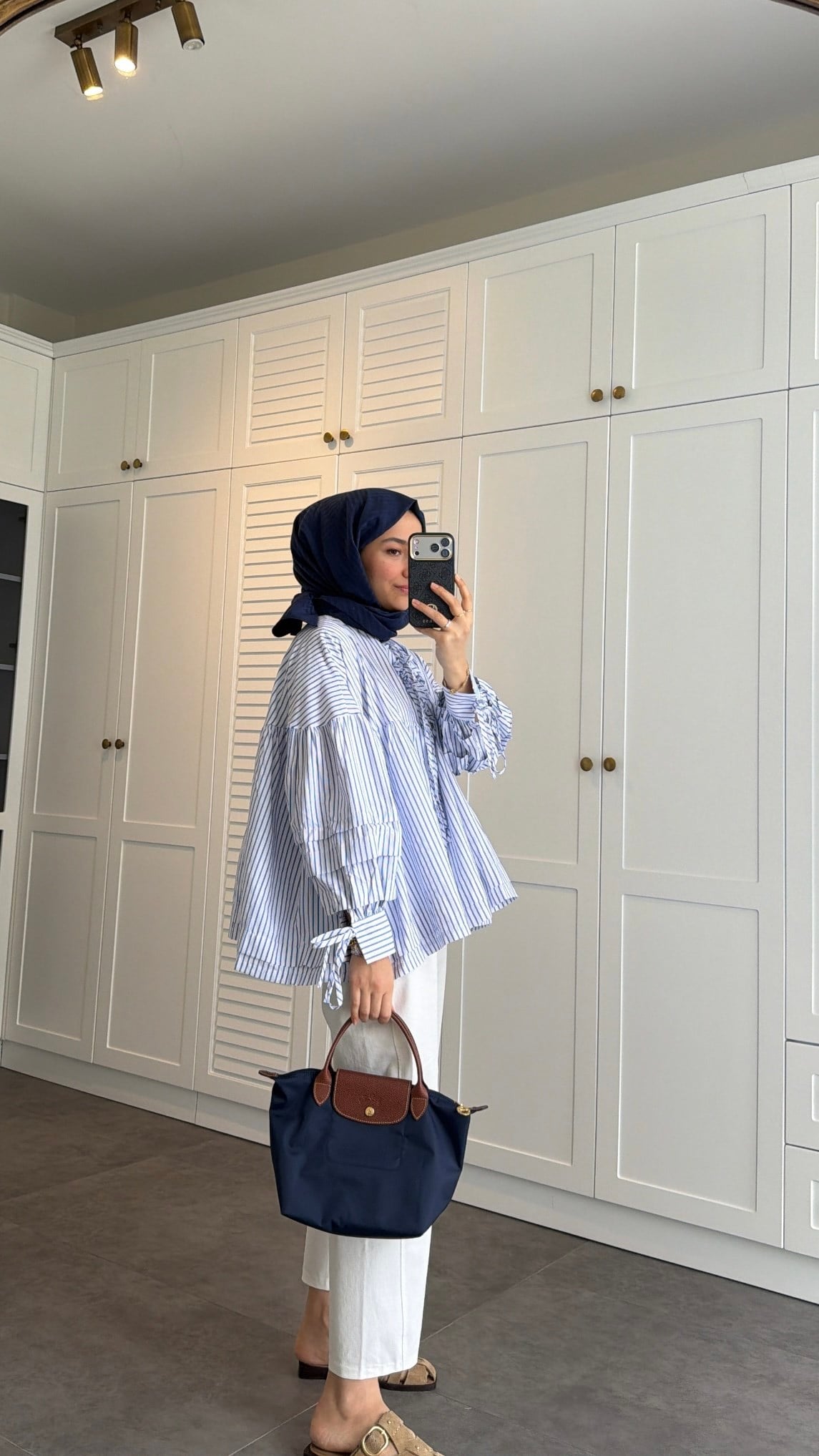 Çizgili Poplin Gömlek 