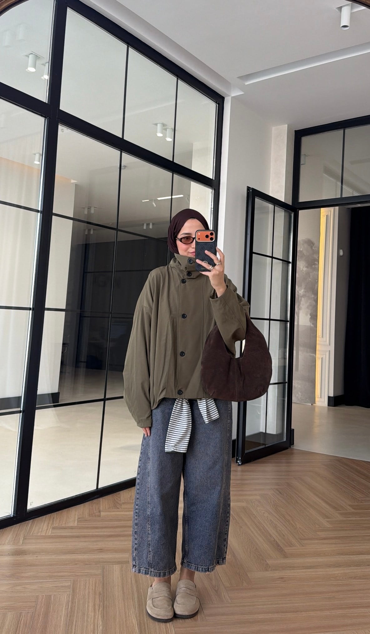 Danla Oversize Trenç Haki