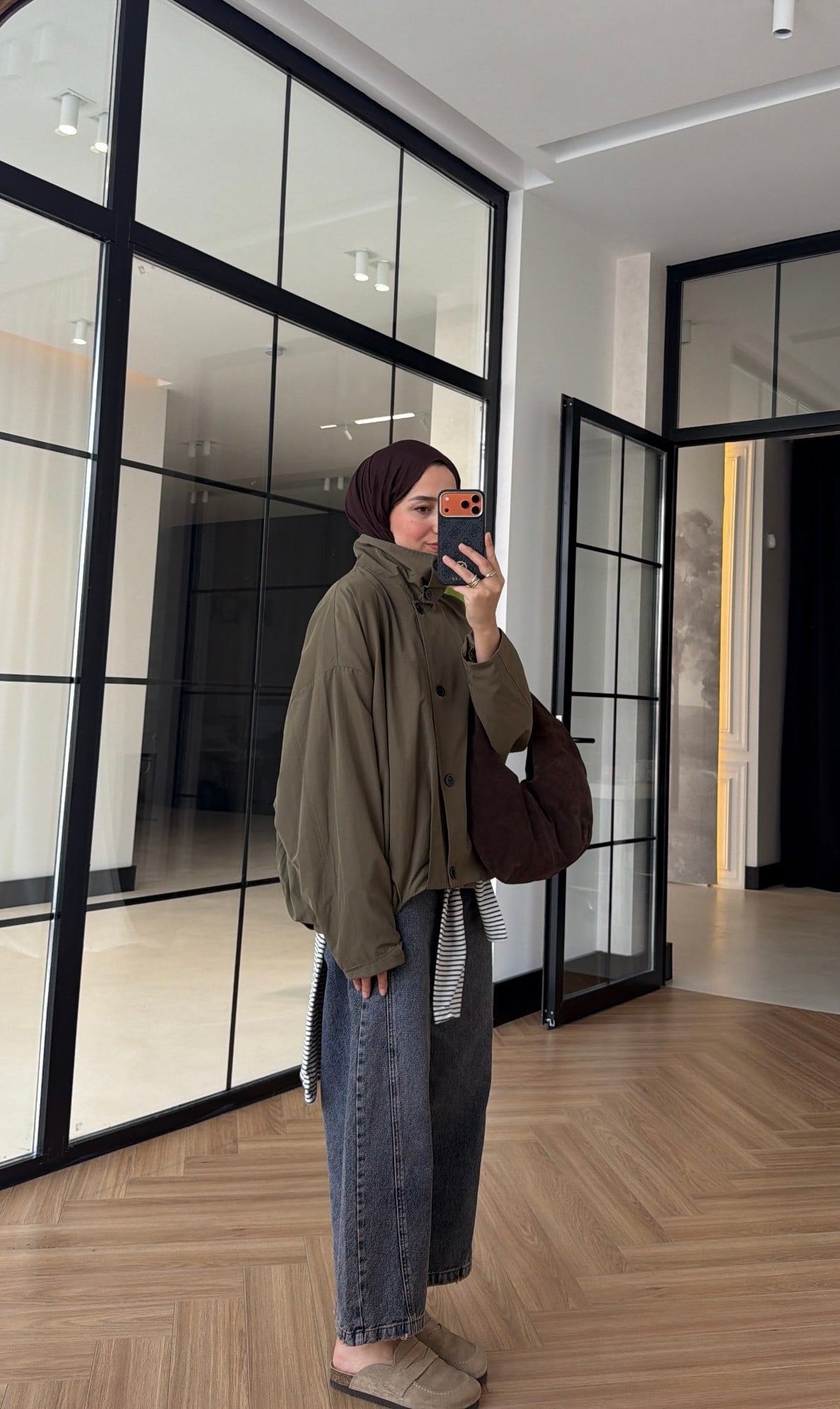 Danla Oversize Trenç Haki