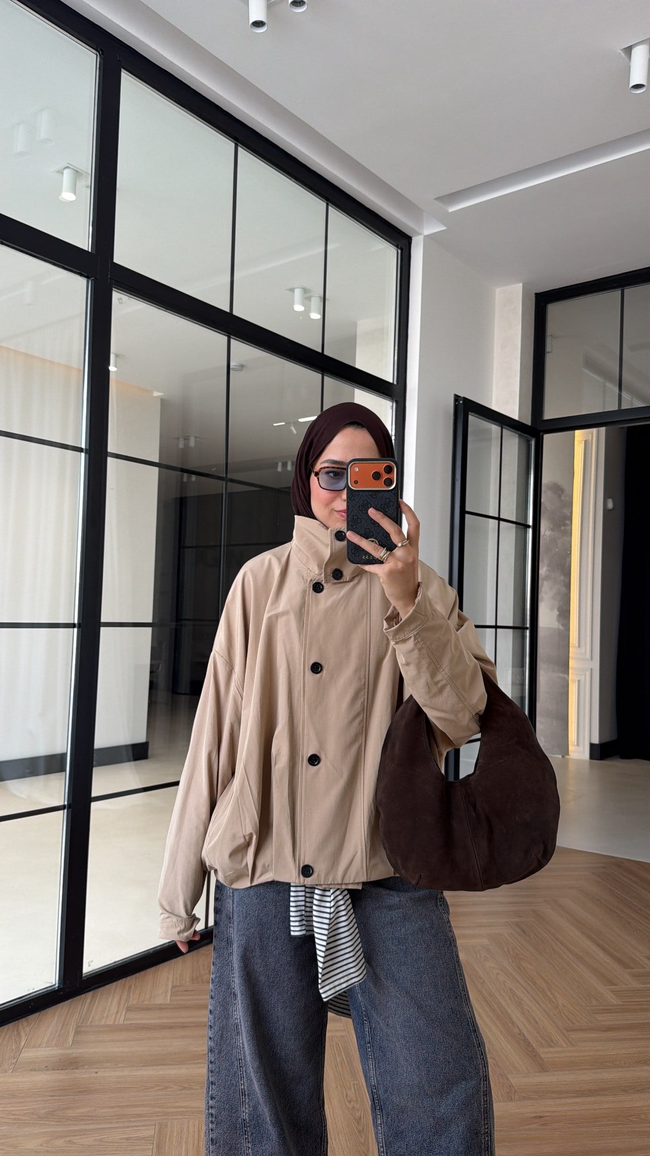Danla Oversize Trenç Taş