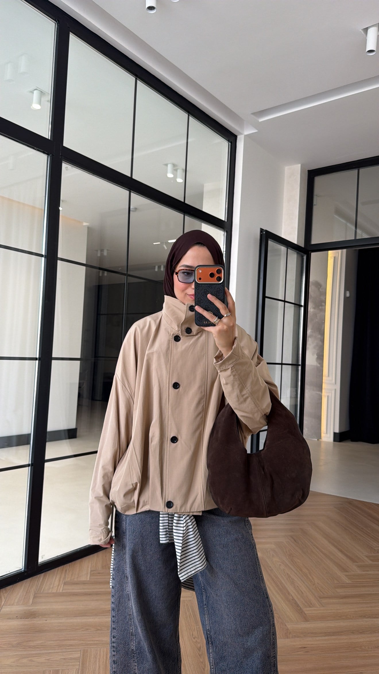 Danla Oversize Trenç Taş
