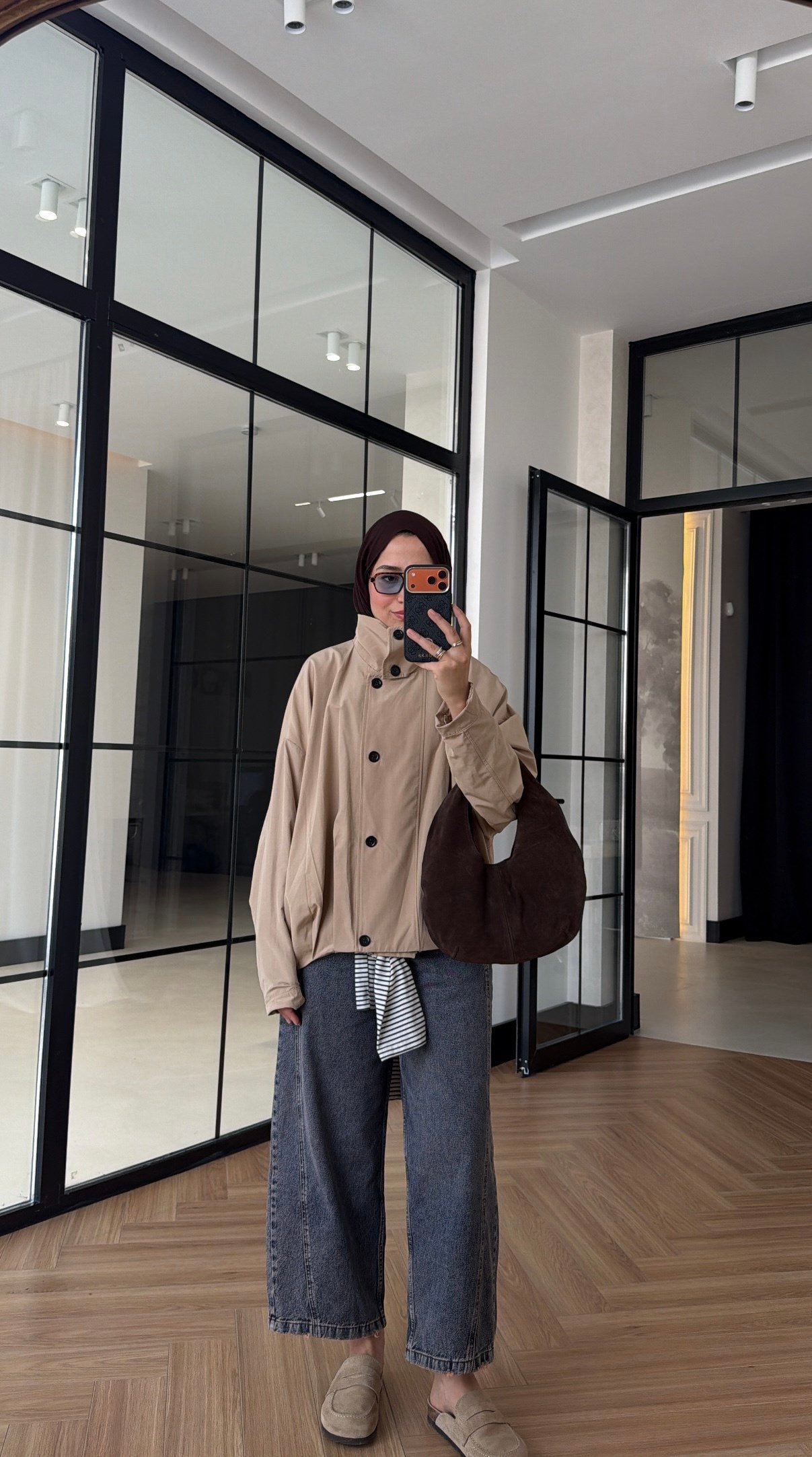 Danla Oversize Trenç Taş
