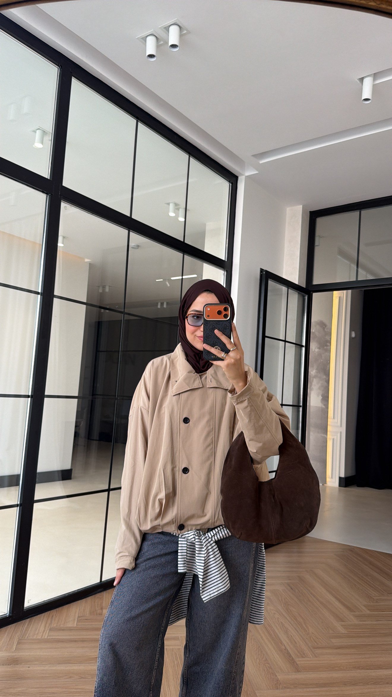 Danla Oversize Trenç Taş