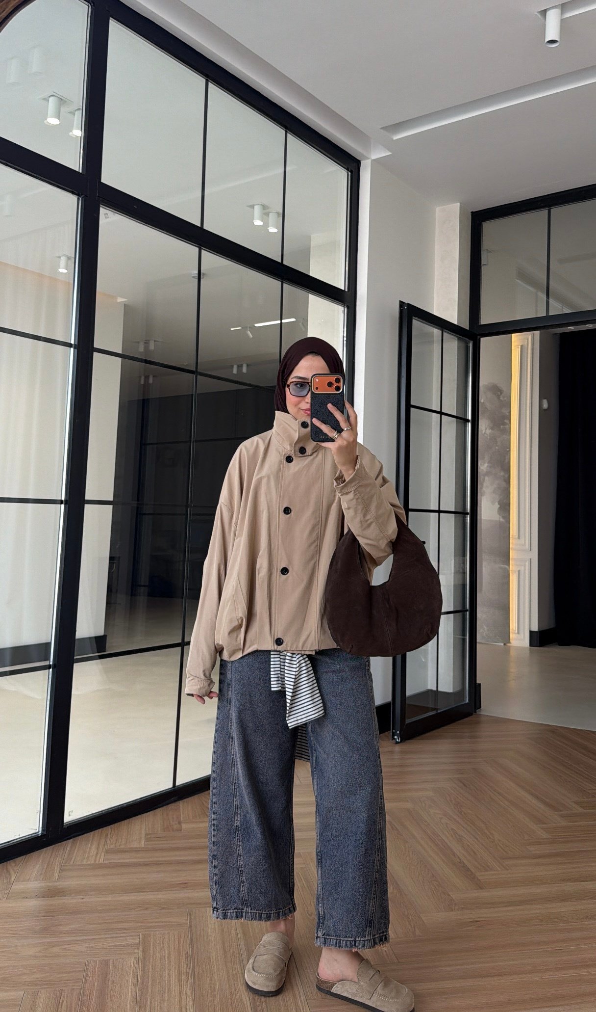 Danla Oversize Trenç Taş