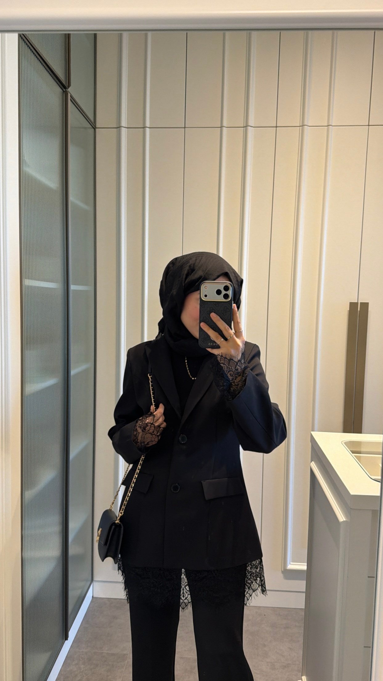 Dantel Detay Tasarım Blazer Ceket 