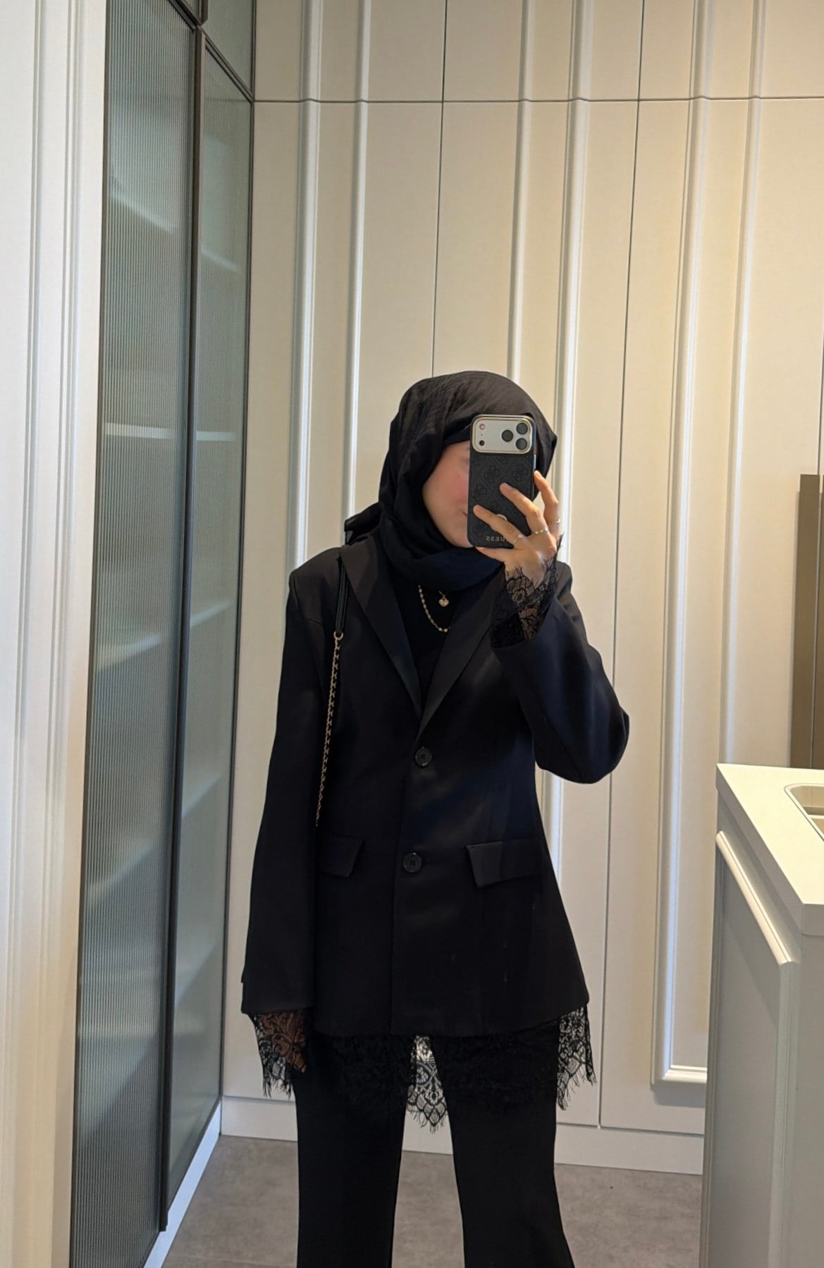 Dantel Detay Tasarım Blazer Ceket 
