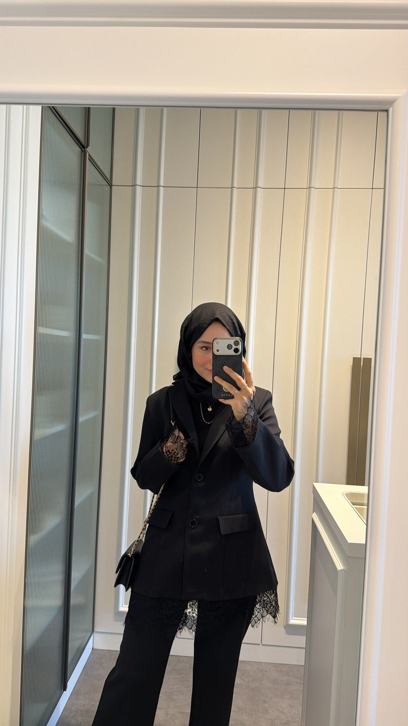 Dantel Detay Tasarım Blazer Ceket 