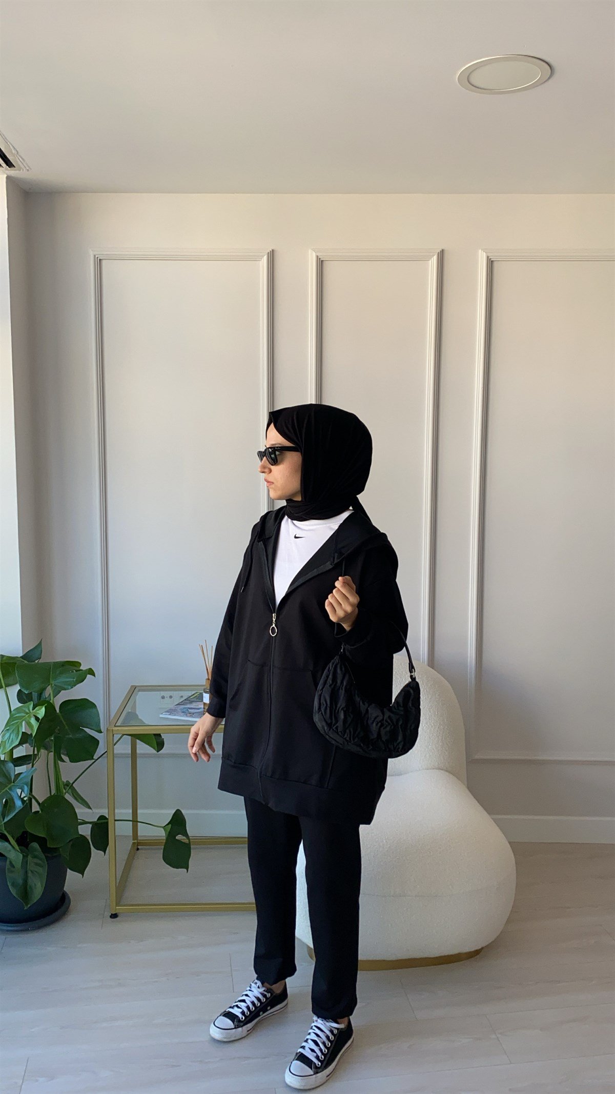 Fermuar Detaylı Eşofman Takımı