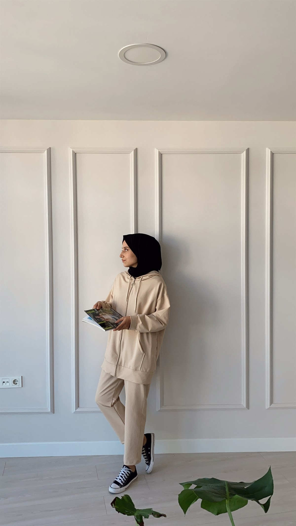 Fermuar Detaylı Eşofman Takımı