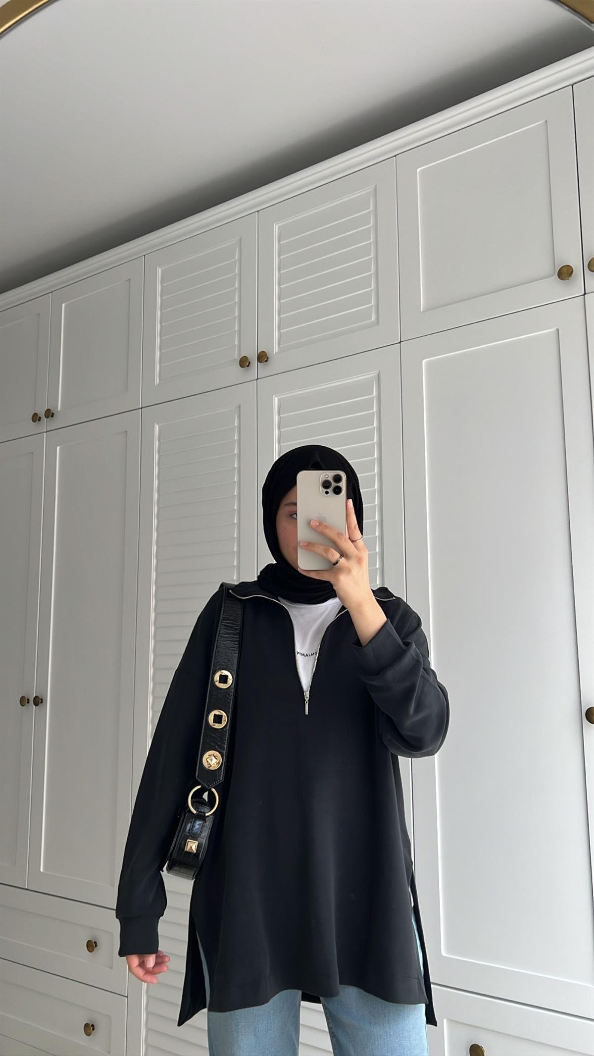 Fermuar Detaylı Oysho Modal Sweatshirt