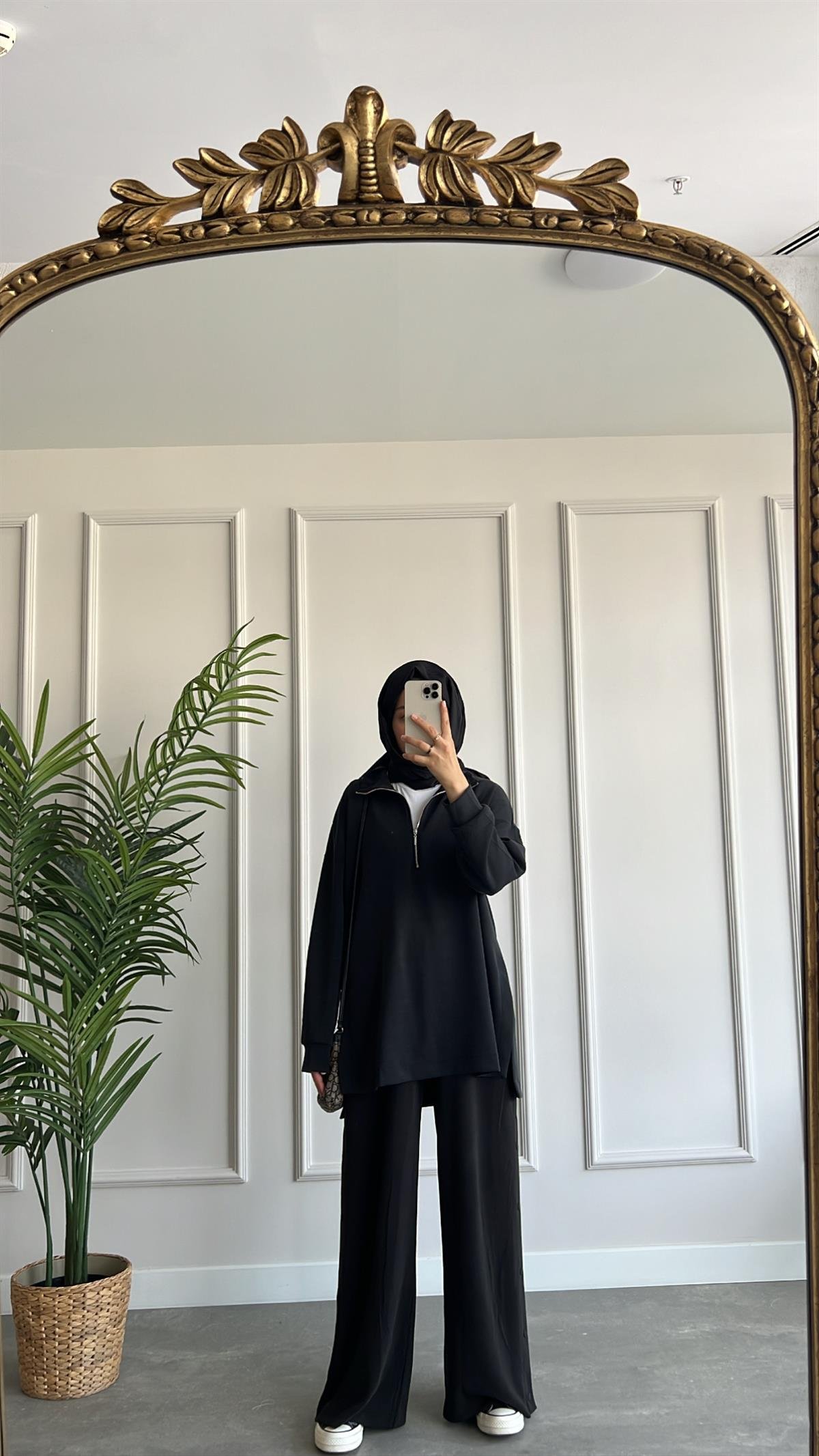 Fermuar Detaylı Oysho Modal Sweatshirt