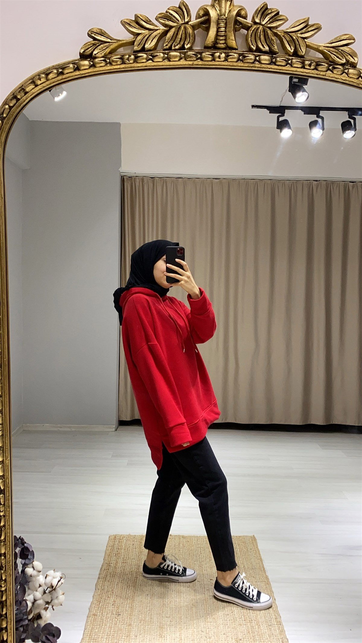 Fermuar Detaylı Sweatshirt