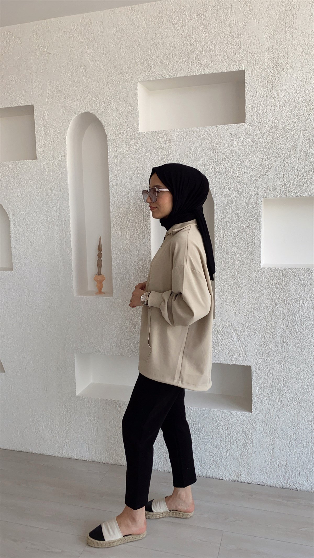 Fermuar Detaylı Sweatshirt