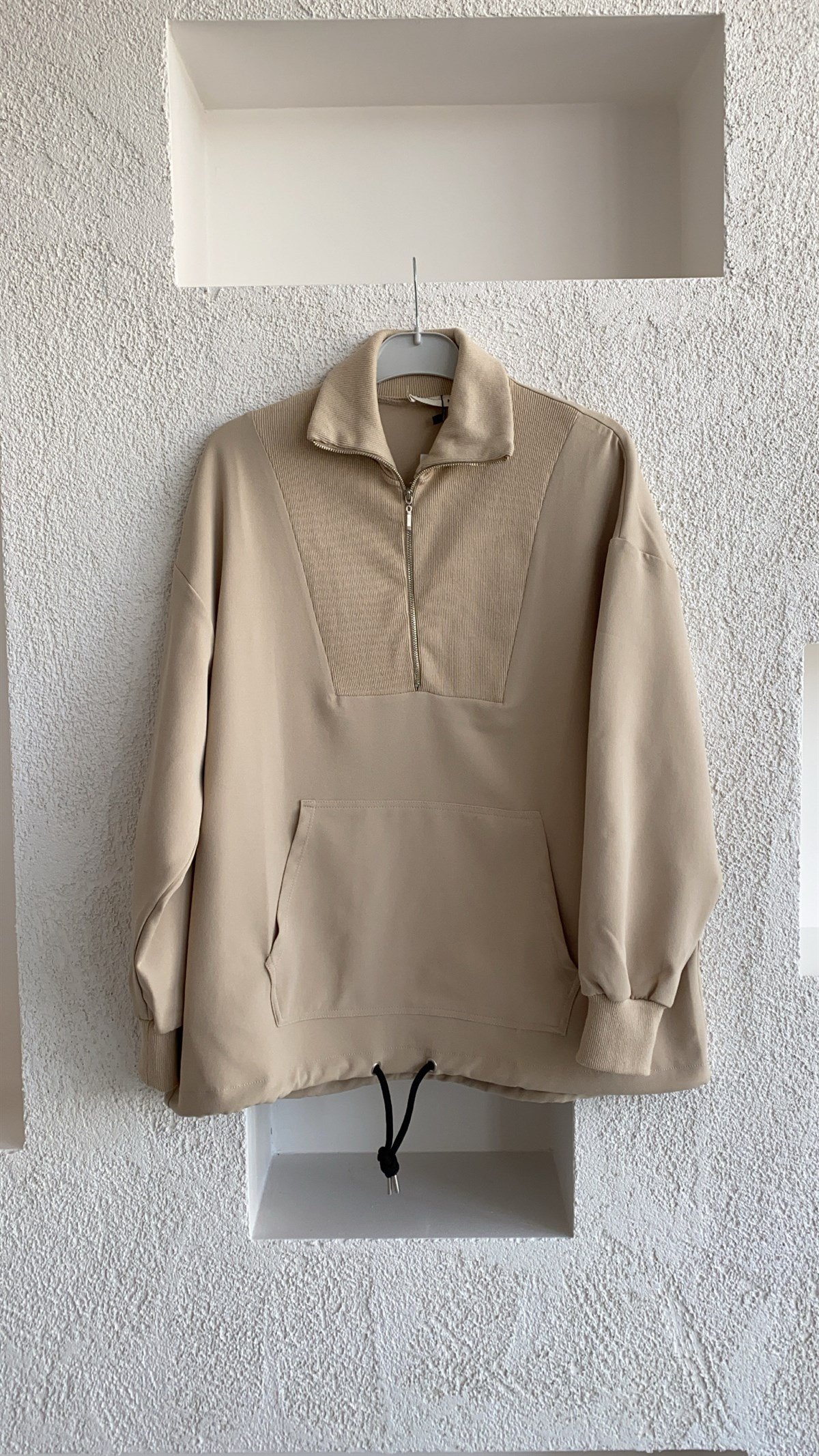 Fermuar Detaylı Sweatshirt