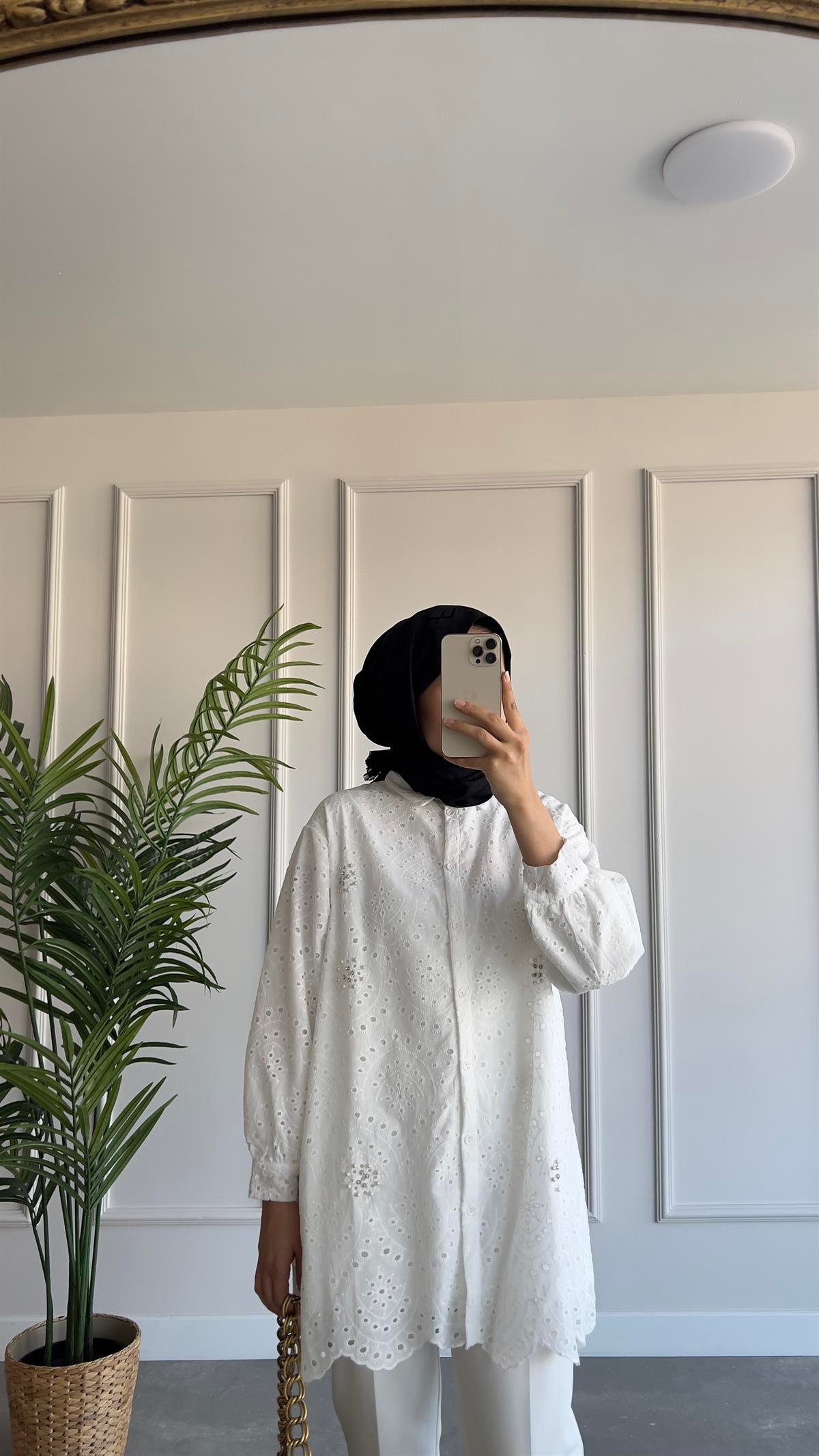 Fisto Tunik - Beyaz