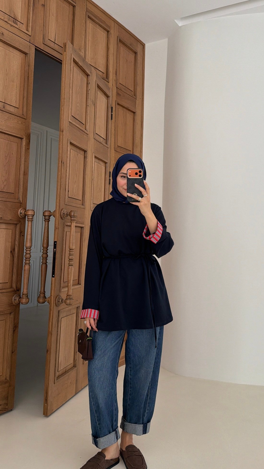 Garnili Oversize Sweat Lacivert