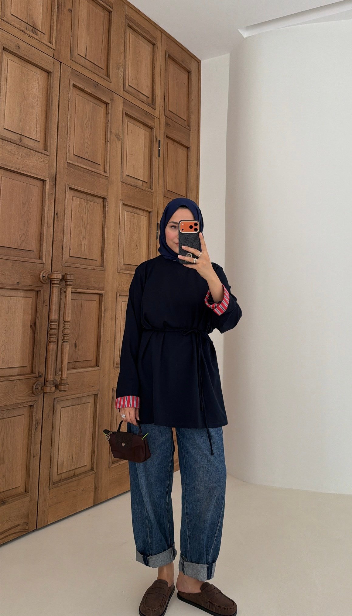 Garnili Oversize Sweat Lacivert