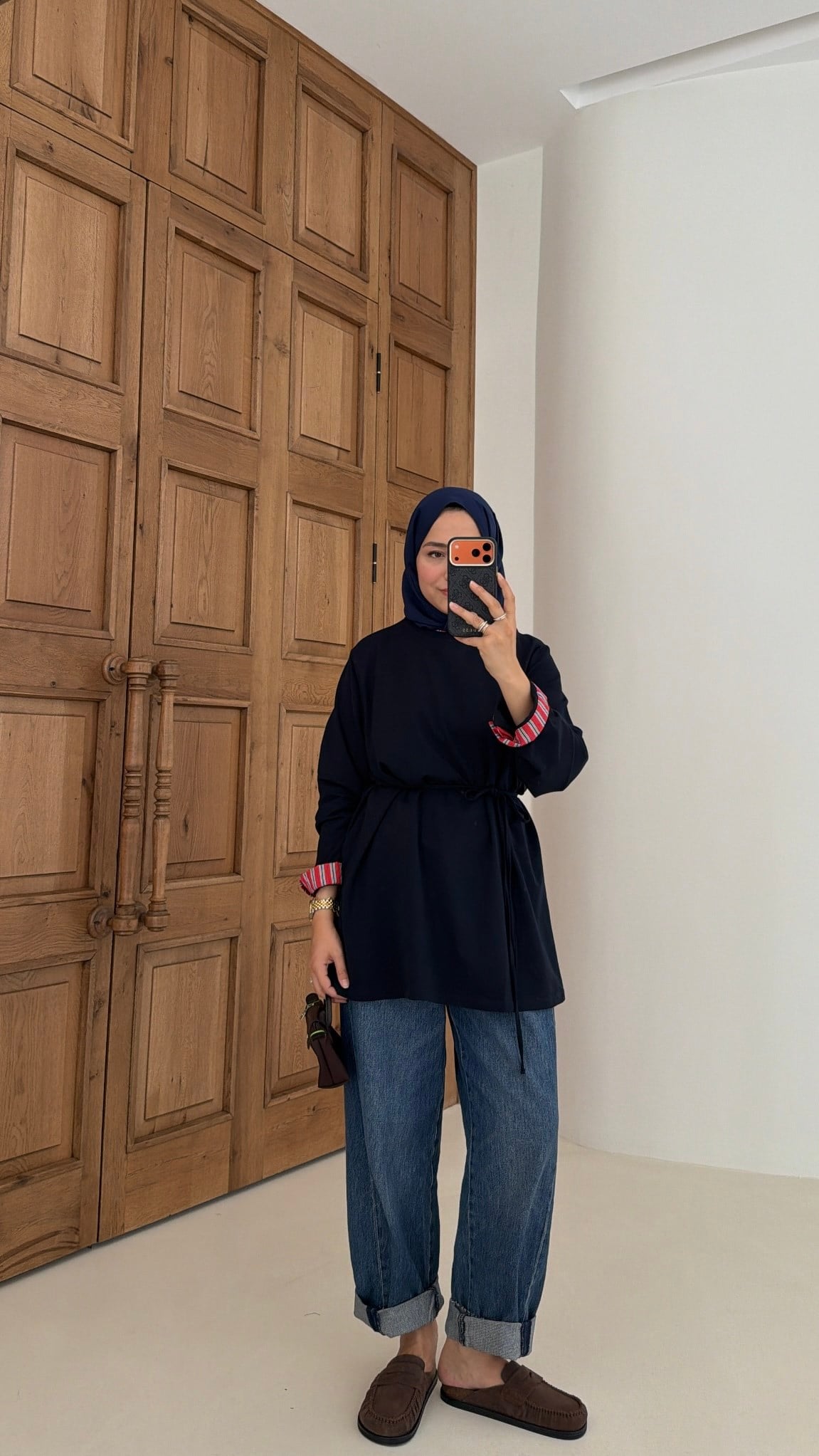 Garnili Oversize Sweat Lacivert
